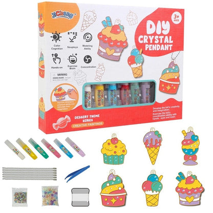 Kit de Pictura DIY pentru Crearea de Pandantive din Cristal