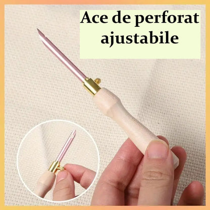 Kit de Broderie cu Ace de Perforare (Set de 35 de Piese)